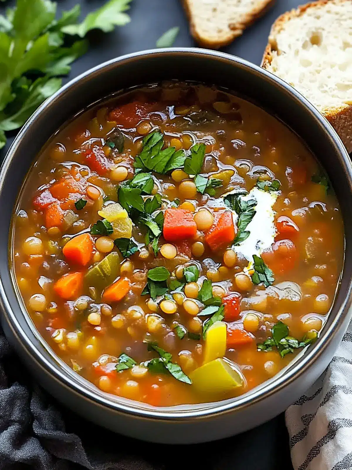 Hearty Mediterranean Lentil Soup for Cozy Weeknight Dinners 2 Mediterranean Lentil Soup