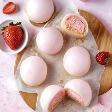 Strawberry Cheesecake Mochi