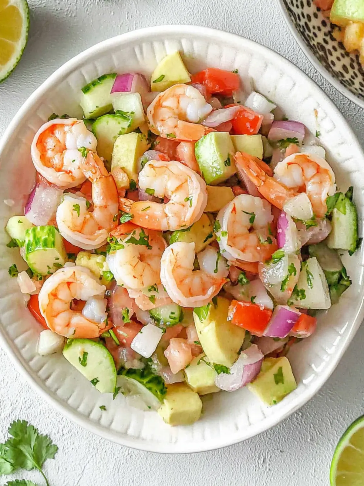 Homemade Peruvian Shrimp Ceviche
