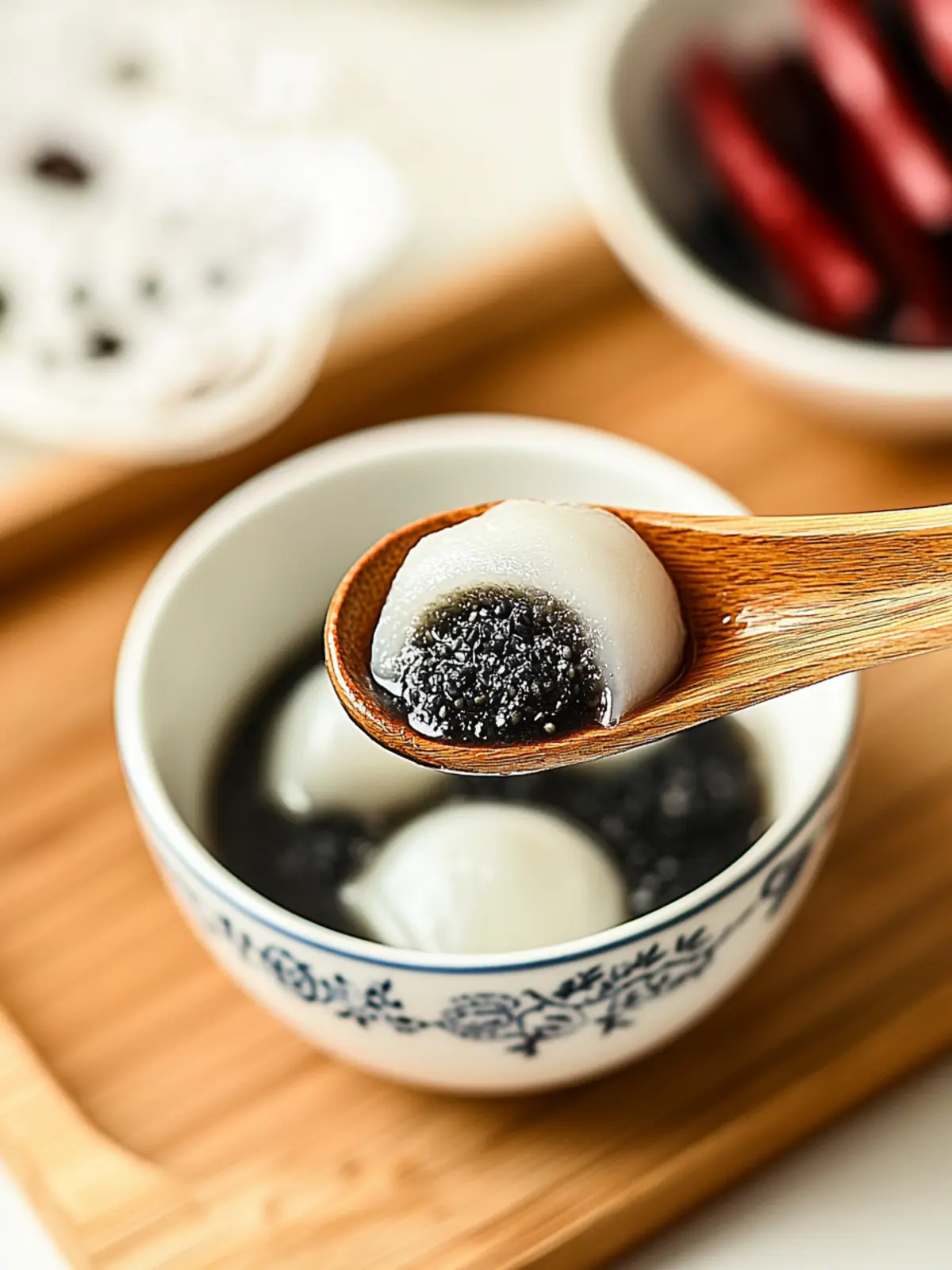 Black Sesame Tang Yuan