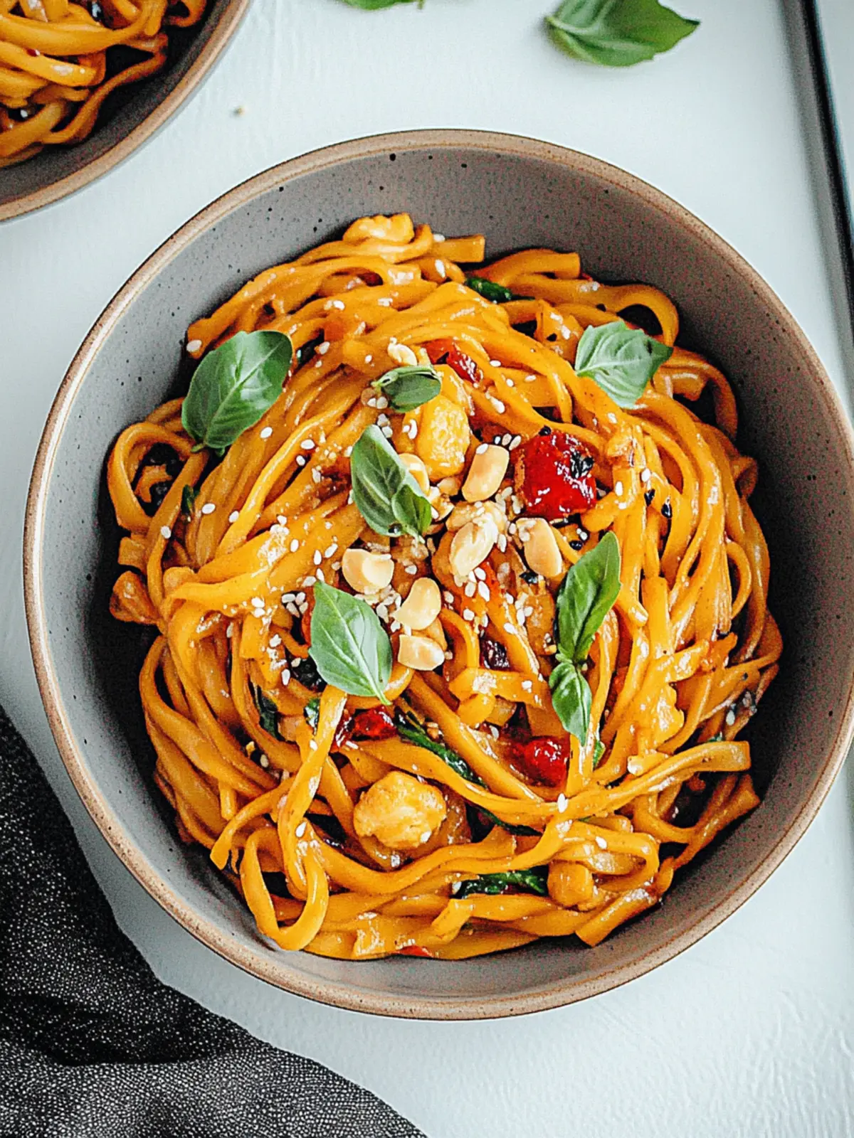 Chili Soy Noodle Stir Fry