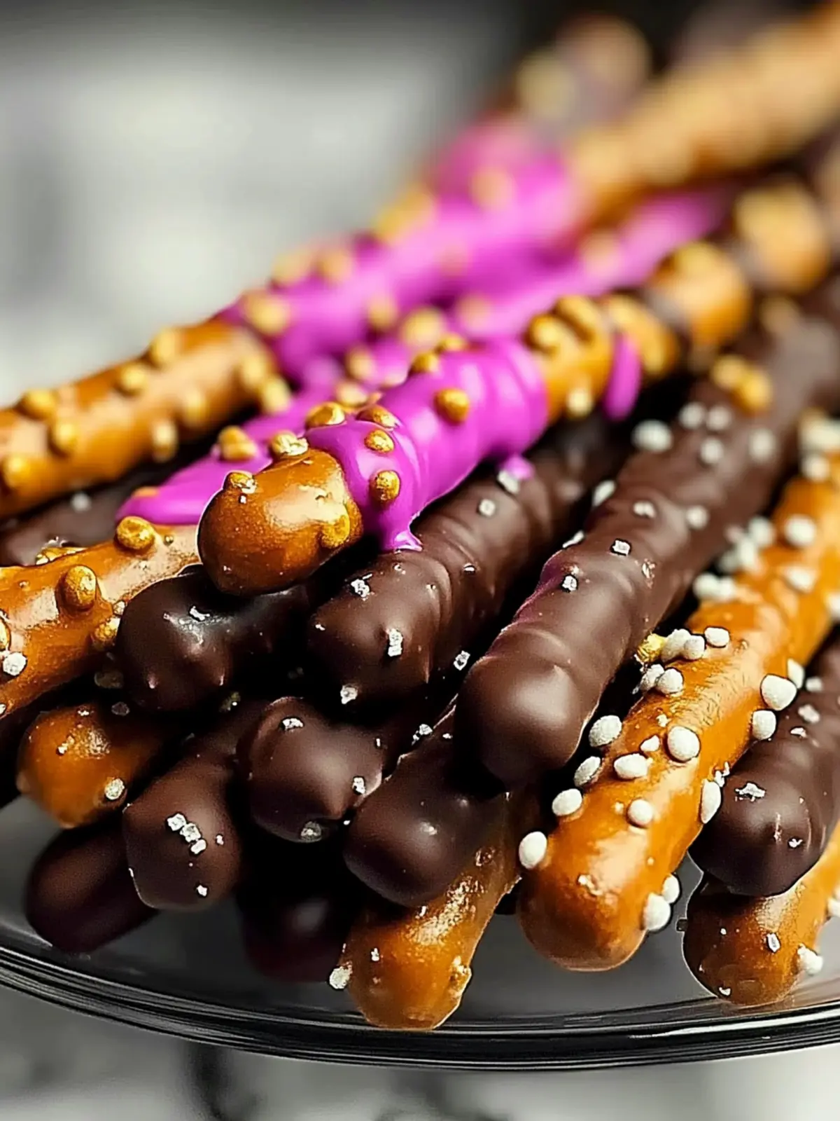 Irresistible Chocolate-Dipped Pretzel Rods in Just 5 Minutes 5 Chocolate-Dipped Pretzel Rods