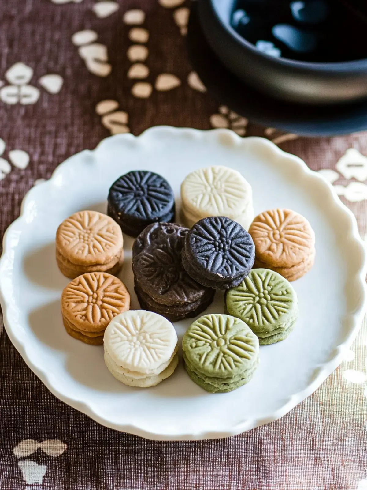 Korean Tea Cookies (Dasik)