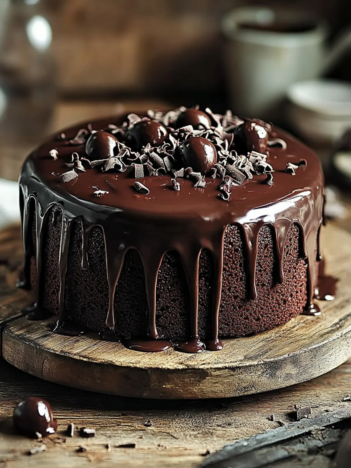 Decadent Luxurious Dark Chocolate Cake for Every Celebration 2 Luxurious Dark Chocolate Cake