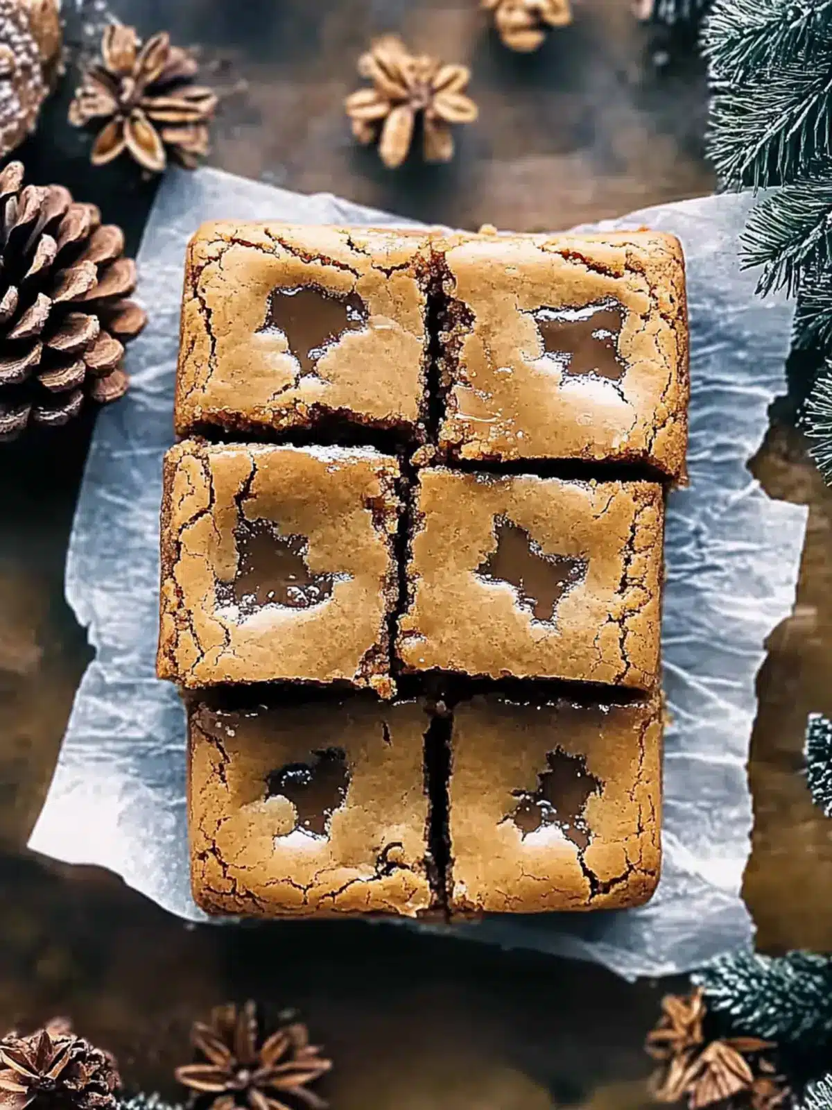 Irresistibly Chewy Brown Butter Gingerbread Cookie Bars 5 Brown Butter Gingerbread Cookie Bars