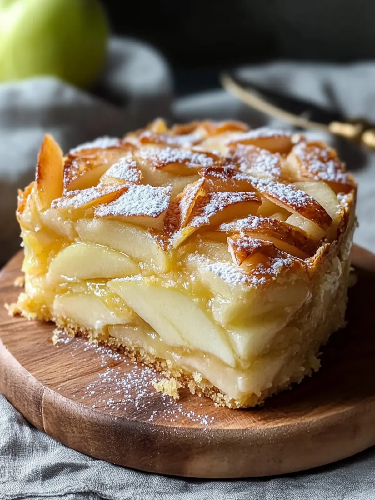 French Apple Invisible Cake