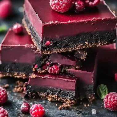 Dark Raspberry Bars