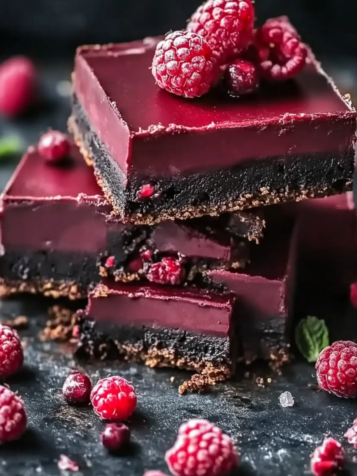 Dark Raspberry Bars
