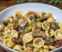 Orecchiette with Mushroom Thyme Sauce: Comfort Food Bliss