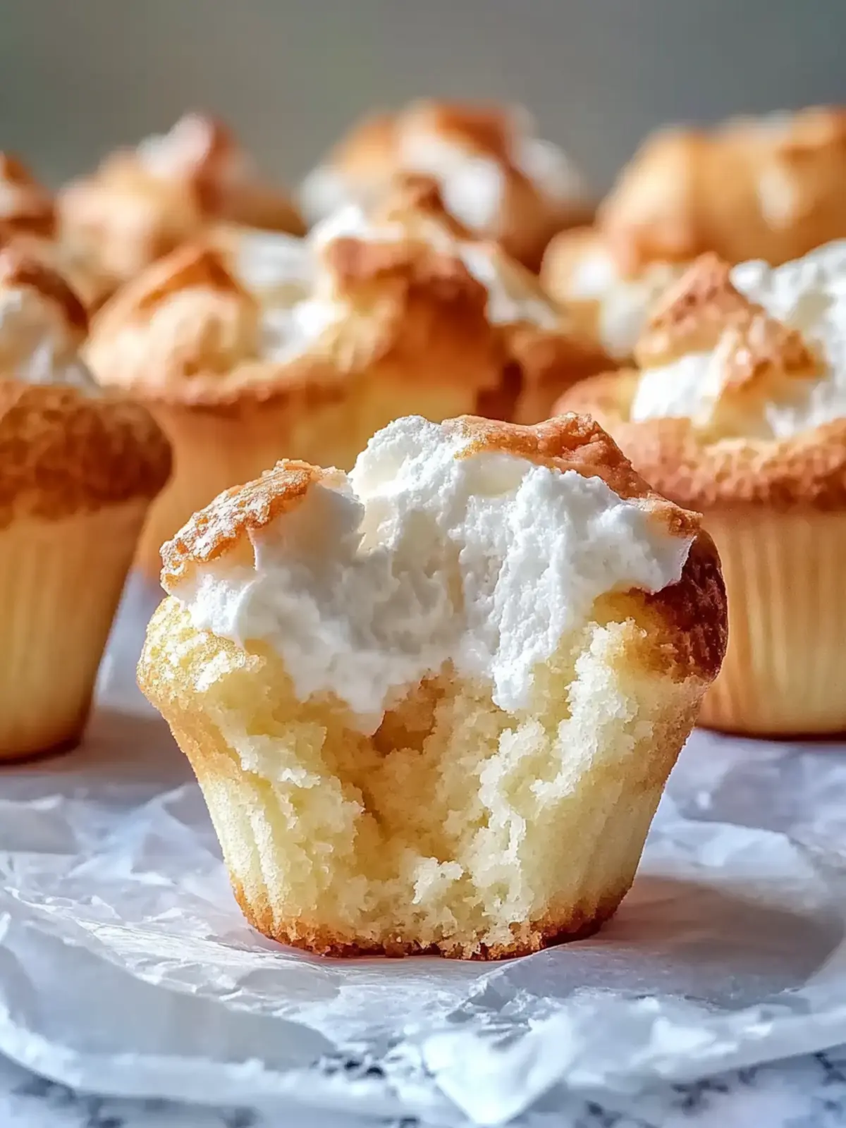 Bourbon Strawberry Angel Food Cupcakes: Light, Blissful Bites 2 Bourbon Strawberry Angel Food Cupcakes