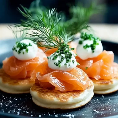 Blinis with Smoked Salmon