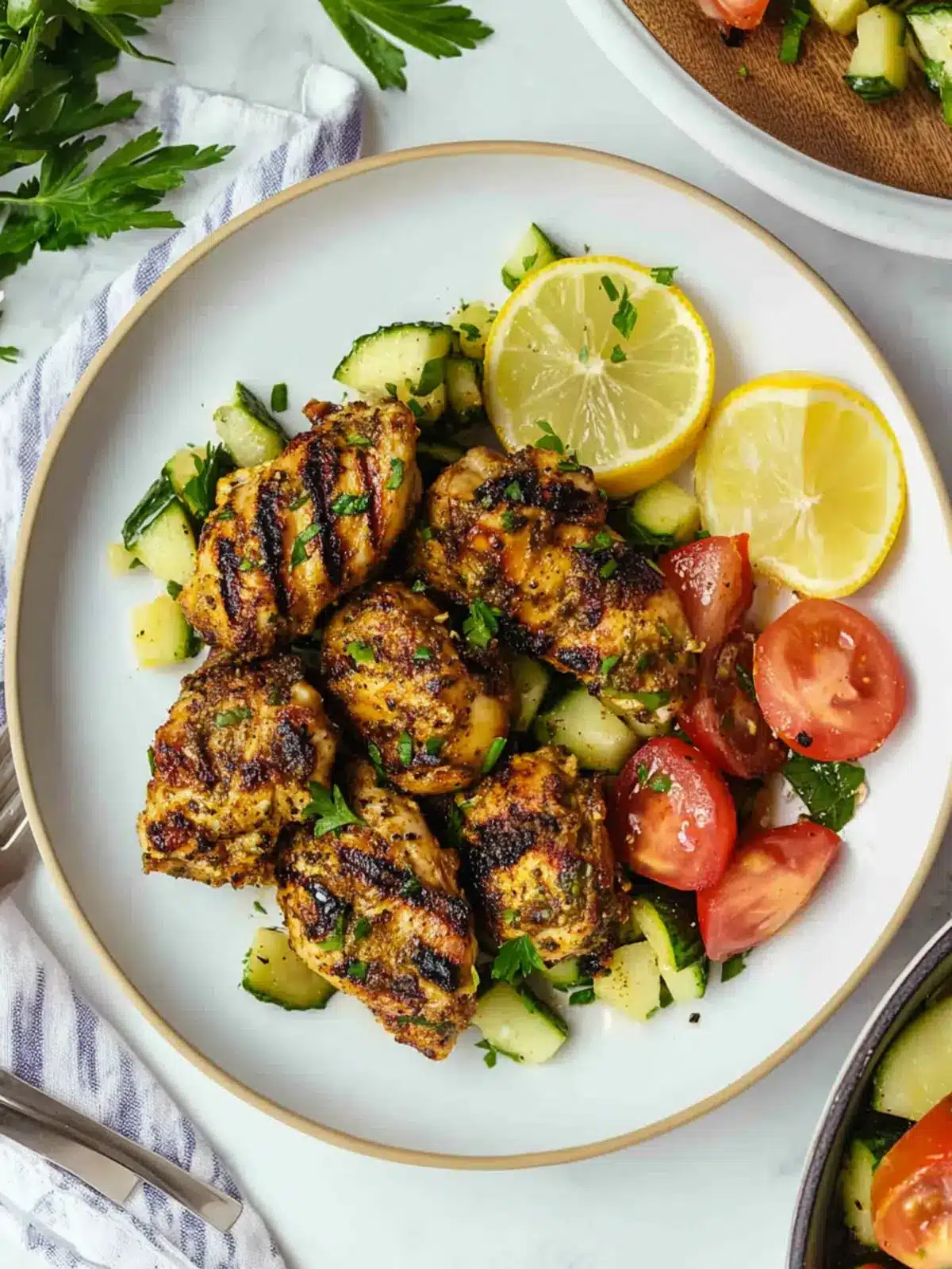 Pargiot (Grilled Israeli Chicken Thighs)