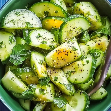 Avocado Cucumber Salad