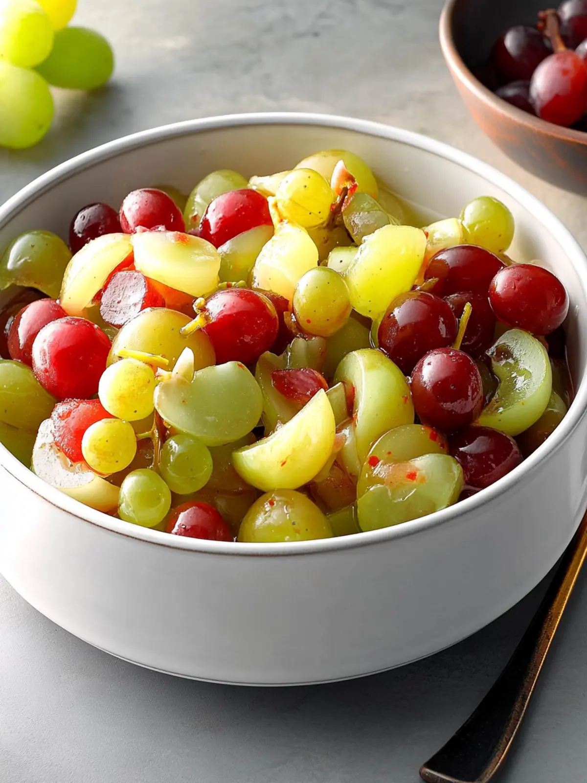 Spicy Pickled Grapes