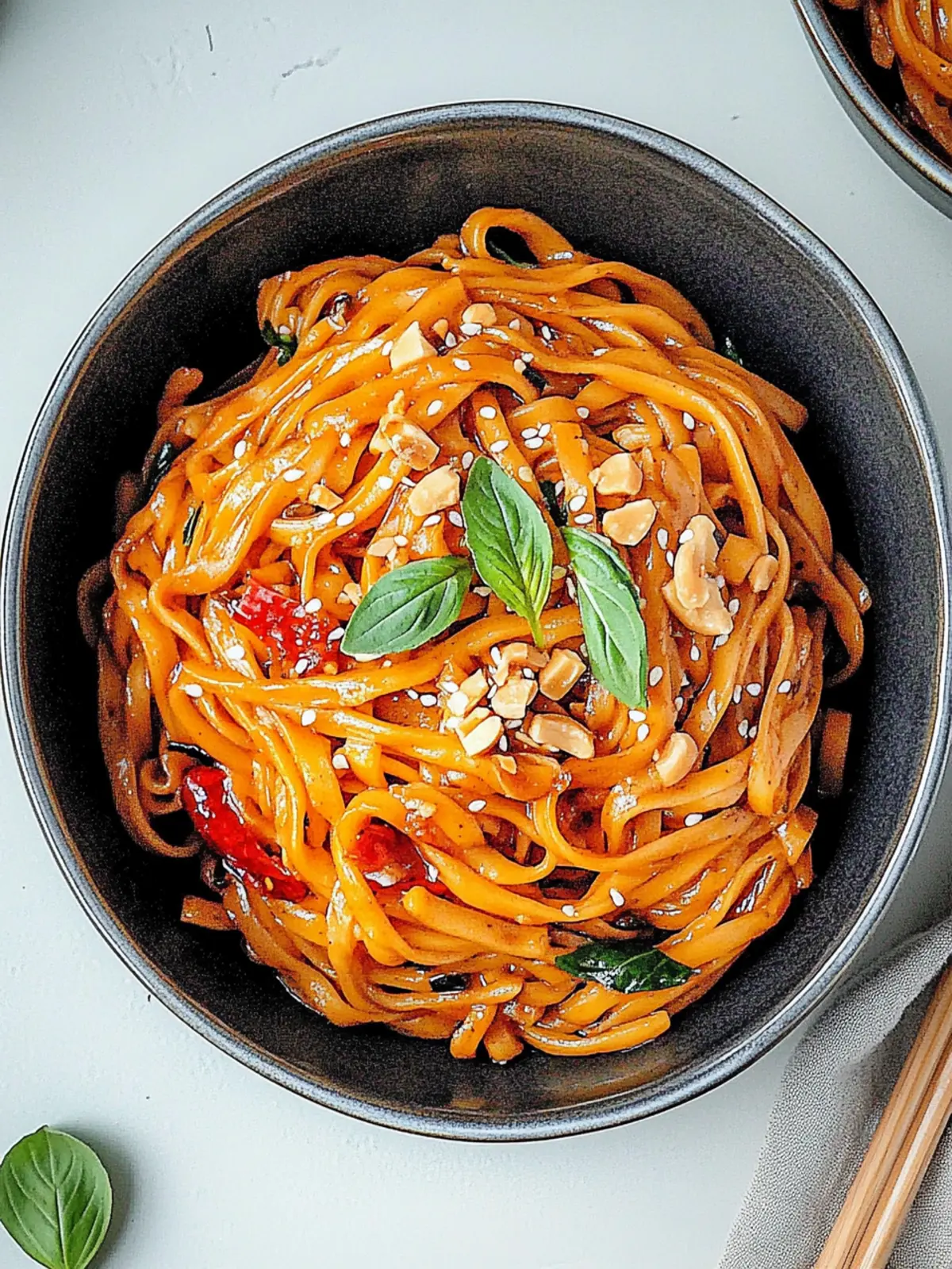 Chili Soy Noodle Stir Fry