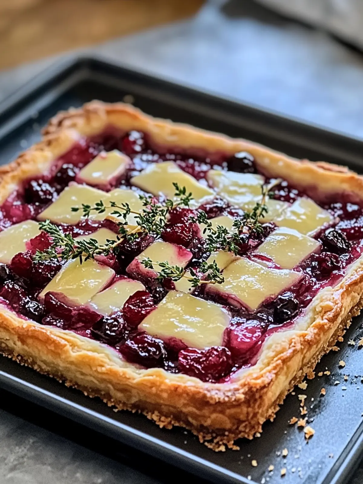 Cranberry Brie Tart