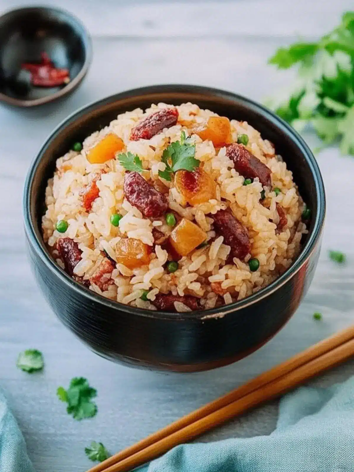 Sticky Rice with Chinese Sausage