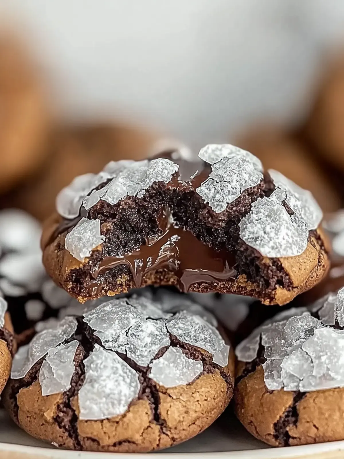 Decadent Chocolate Crinkle Blossom Cookies You Can't Resist 3 Chocolate Crinkle Blossom Cookies