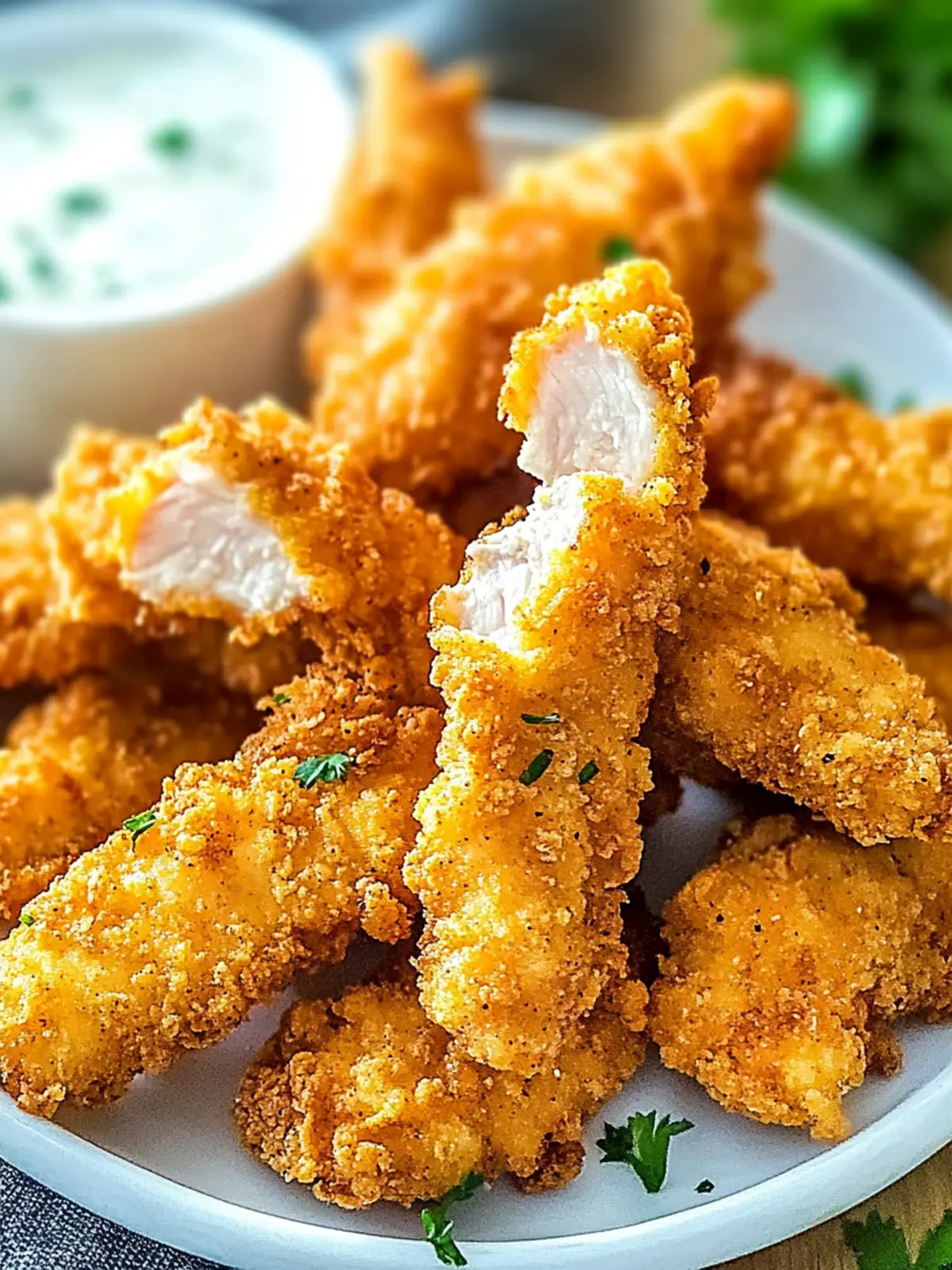 Crunchy Homemade Chicken Fingers