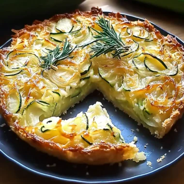 Zucchini Onion Pie