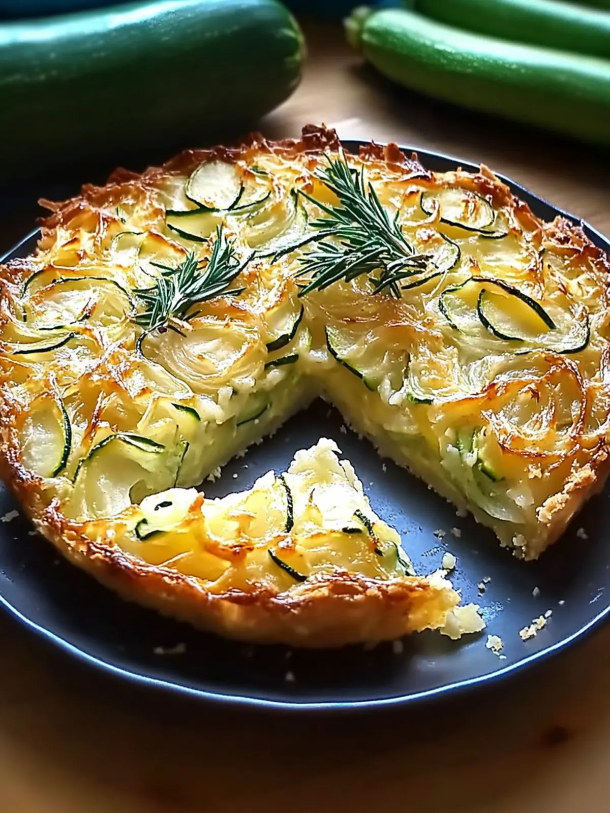 Zucchini Onion Pie