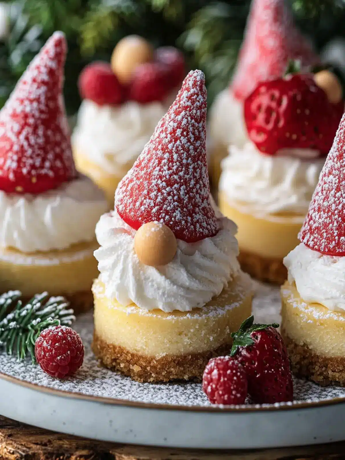 Gnome Mini Cheesecakes That Will Wow Your Holiday Guests 2 Gnome Mini Cheesecakes