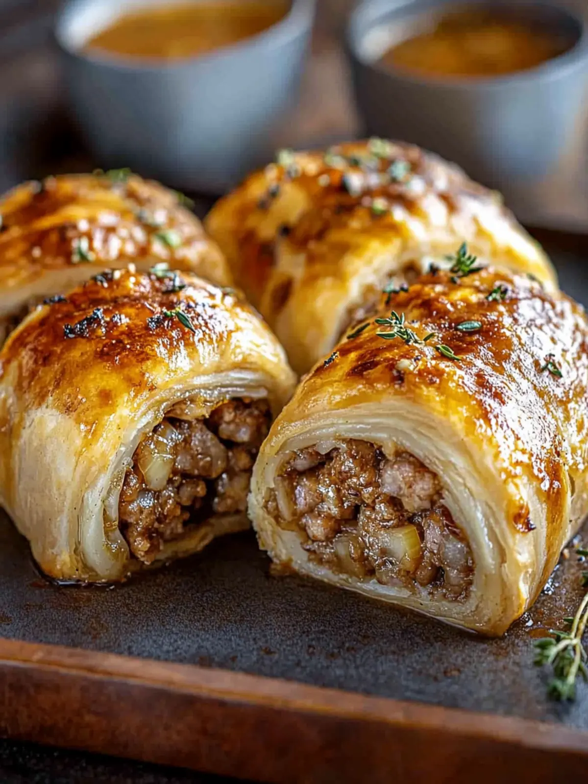 French Onion Sausage Rolls: Your New Favorite Appetizer 2 French Onion Sausage Rolls