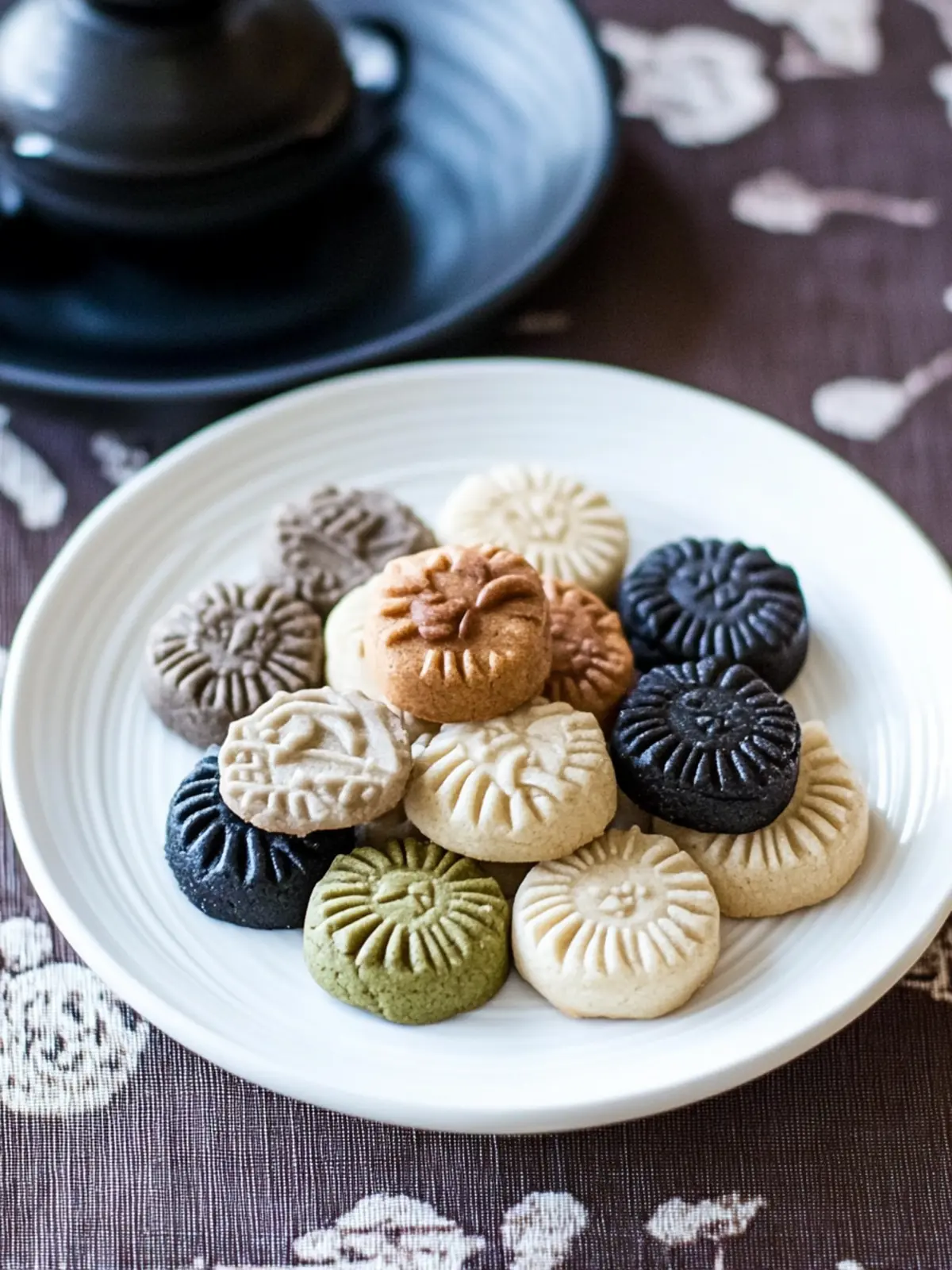 Korean Tea Cookies (Dasik)