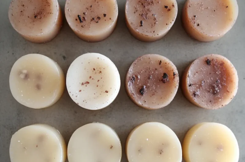 DIY Exfoliating Sugar Scrub Bars