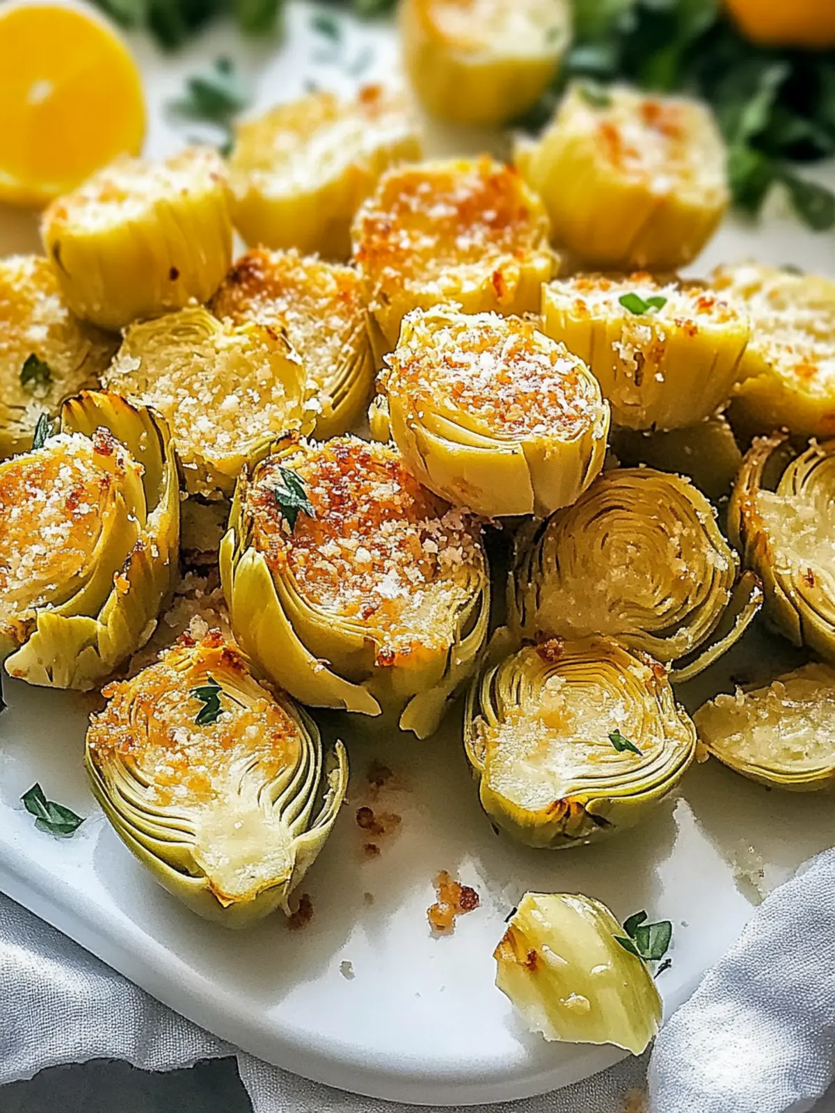 Parmesan Artichoke Hearts