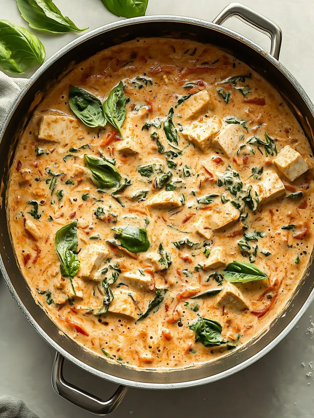 Marry Me Tofu: Crispy Triangles in a Creamy Tomato Sauce 4 Marry Me Tofu