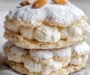 Indulge in Almond Dacquoise Cream Clouds for a Dreamy Dessert