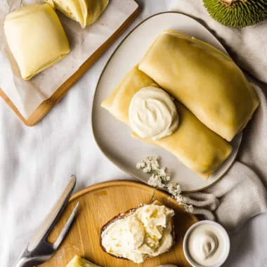 Durian Cream Pancakes