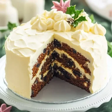 Traditional Christmas cake