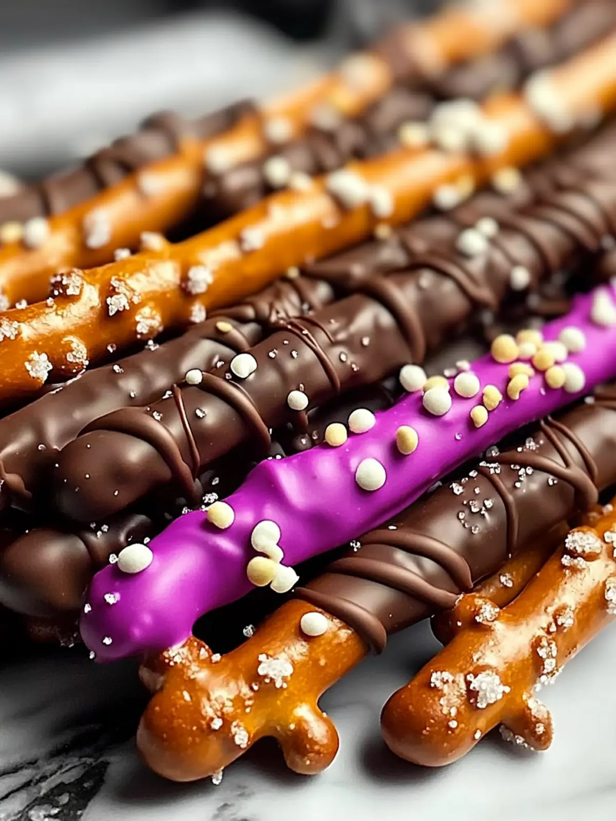 Irresistible Chocolate-Dipped Pretzel Rods in Just 5 Minutes 2 Chocolate-Dipped Pretzel Rods