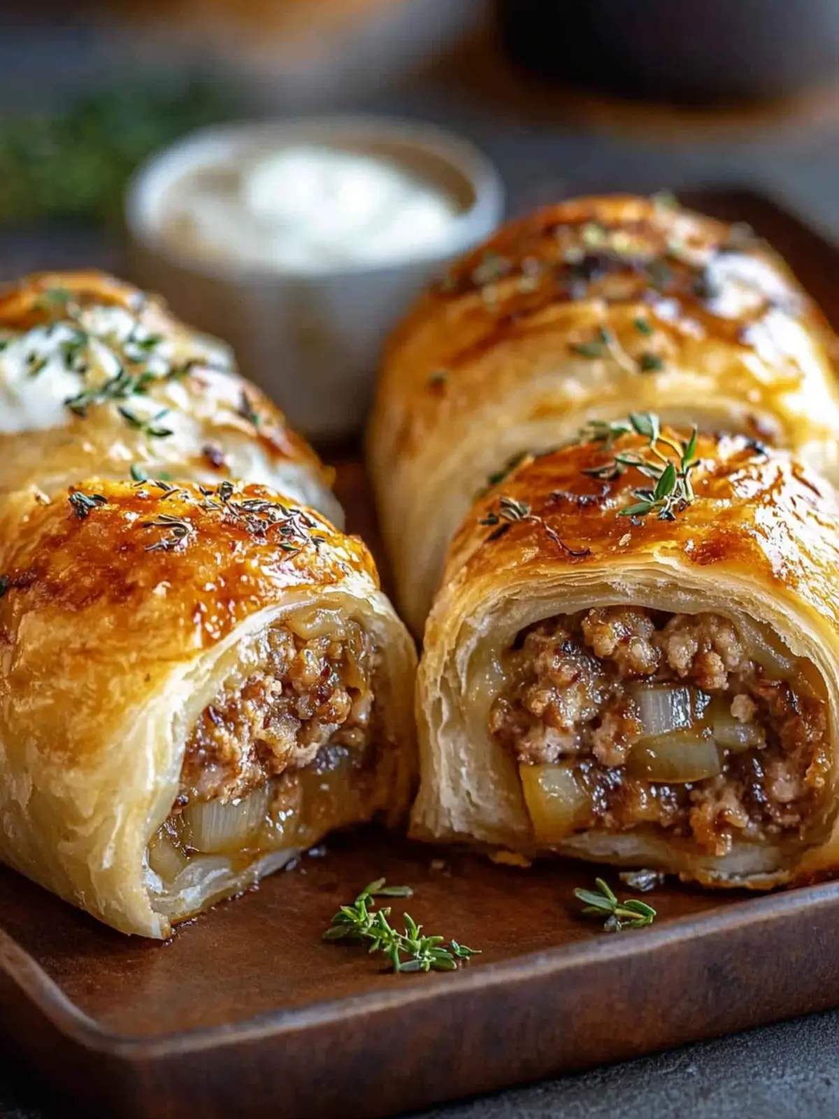 French Onion Sausage Rolls: Your New Favorite Appetizer 3 French Onion Sausage Rolls
