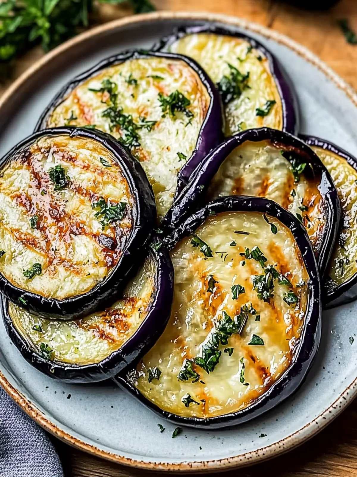 Crispy Herb Baked Eggplant Rounds You’ll Crave Again and Again 3 Herb Baked Eggplant Rounds