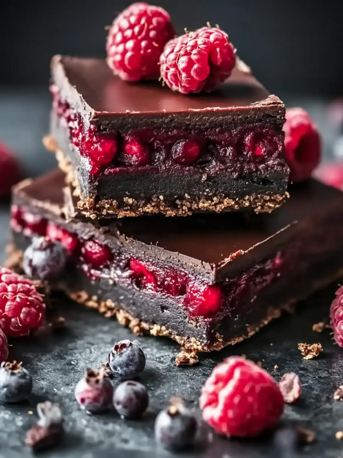 Dark Raspberry Bars