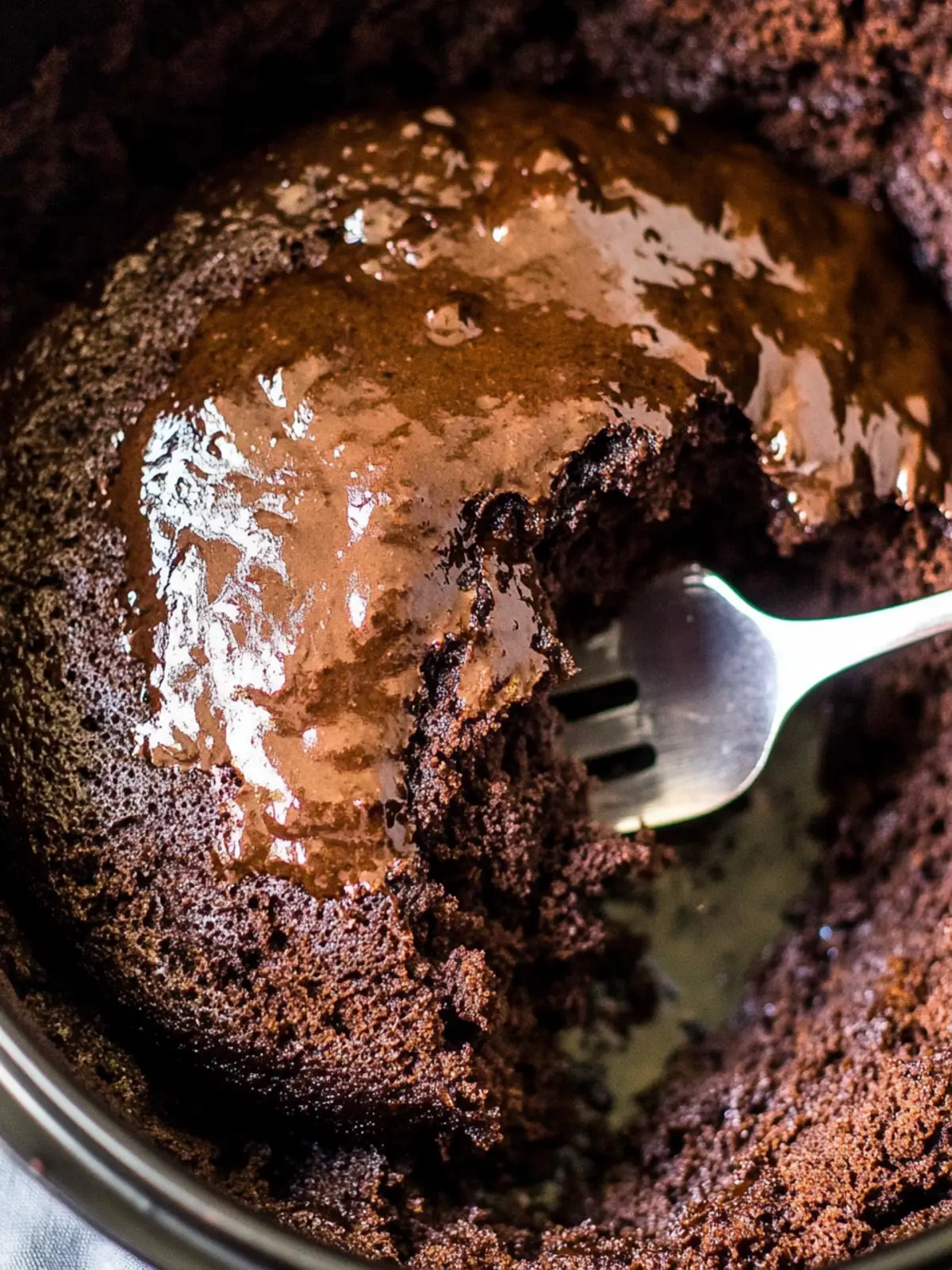 Slow Cooker Chocolate Lava Cake