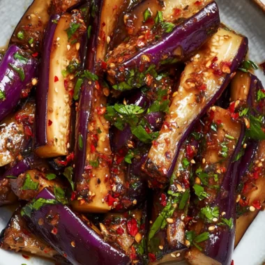 Chinese-Style Spicy Eggplant Salad