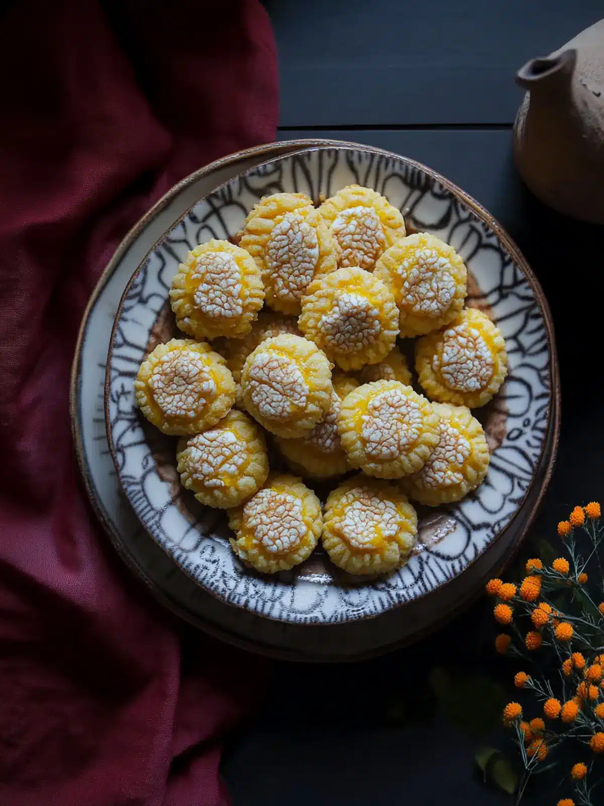Salted Egg Yolk Cookies