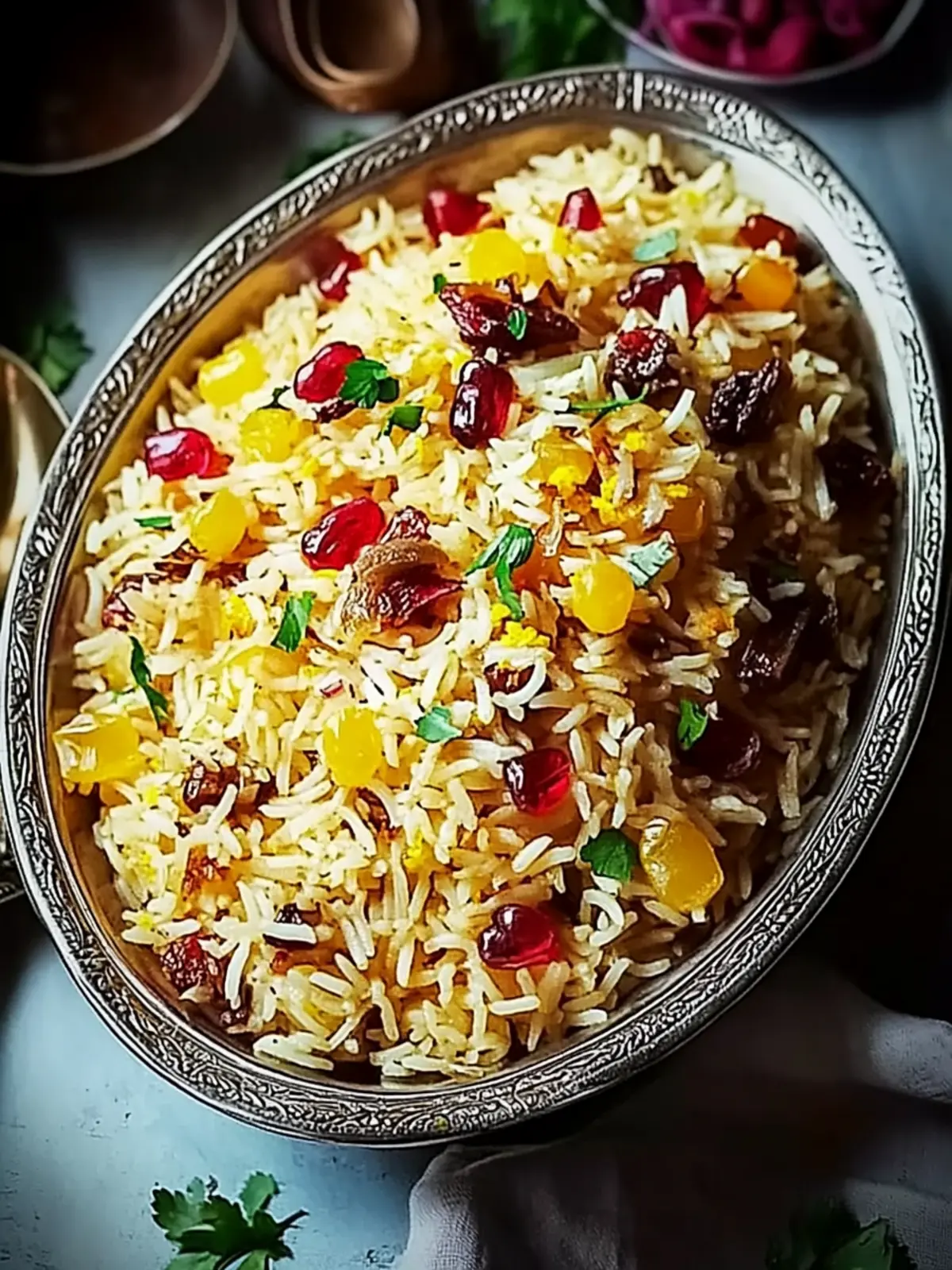 Persian Jeweled Rice: A Festive Gem for Your Dinner Table 2 Persian Jeweled Rice