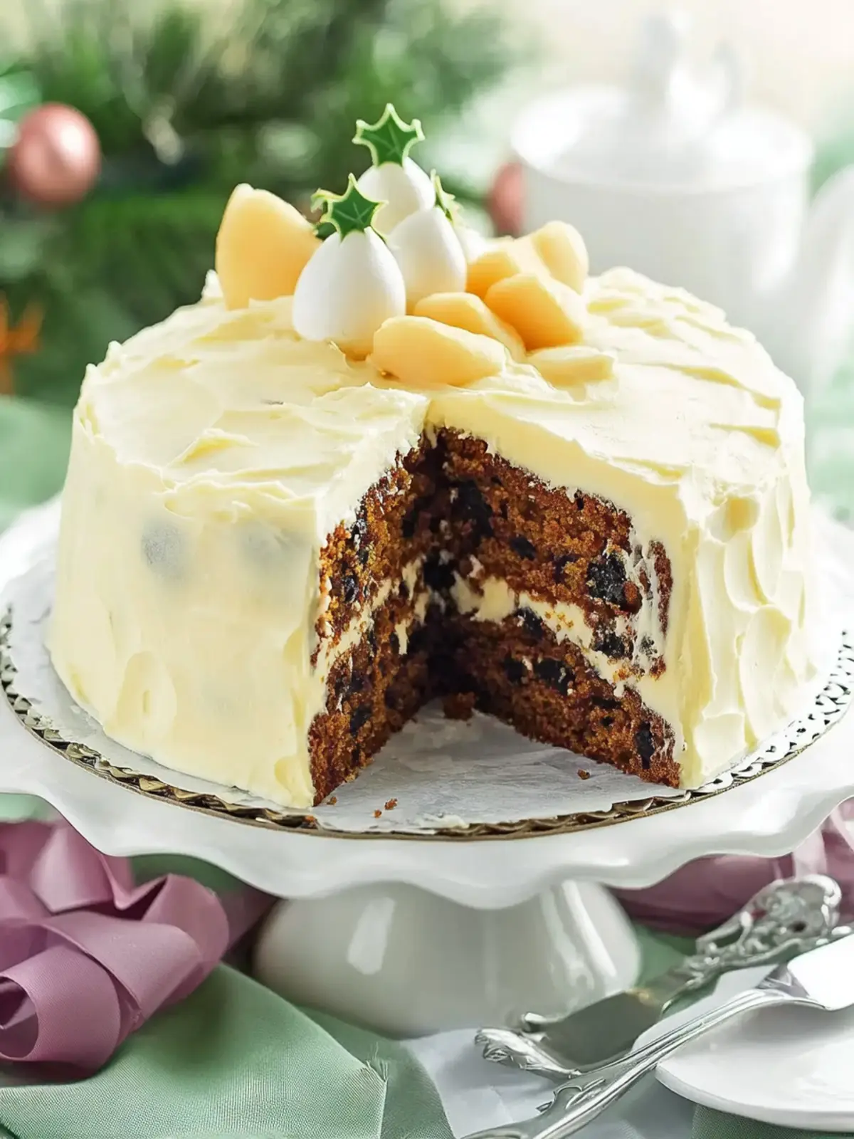 Traditional Christmas cake