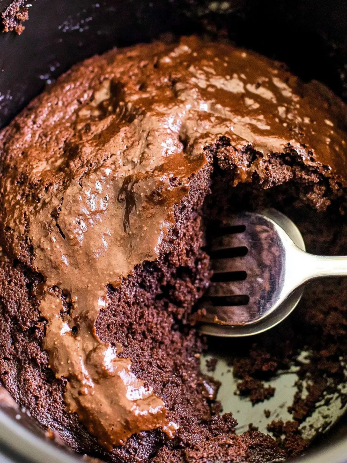 Slow Cooker Chocolate Lava Cake