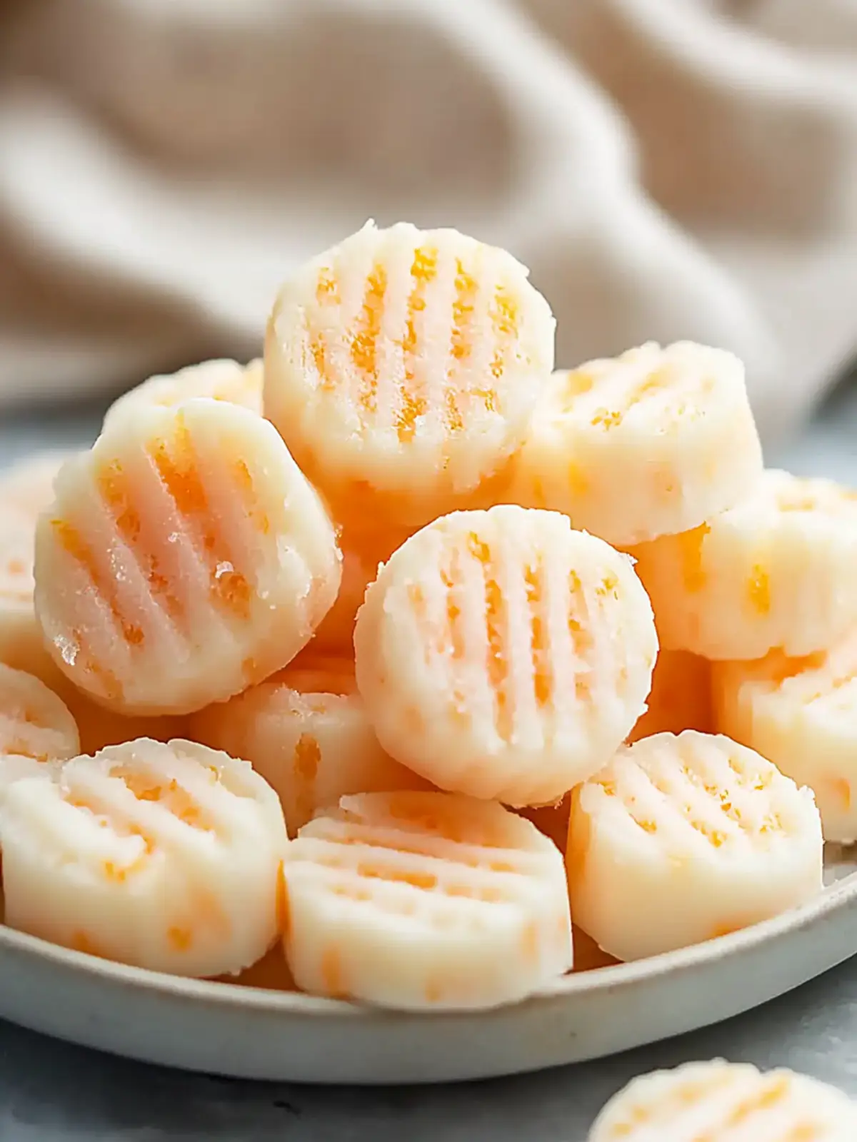 Sweet Orange Cream Cheese Mints