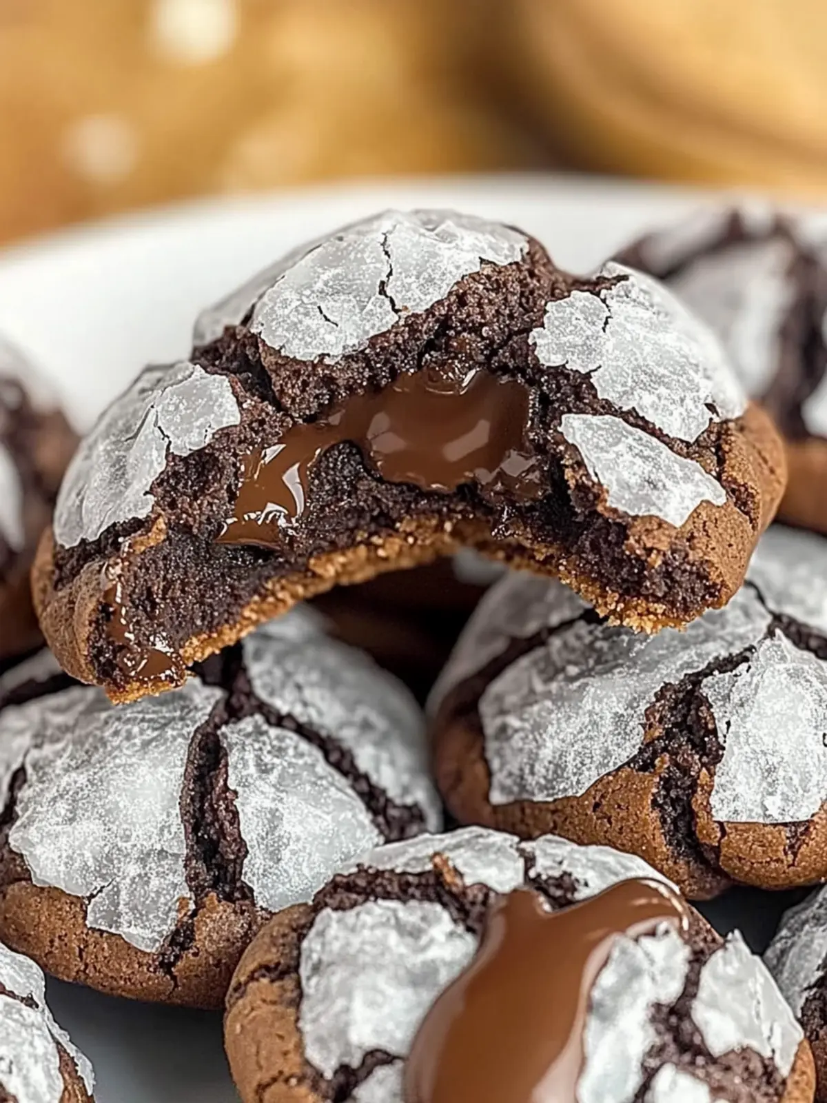 Decadent Chocolate Crinkle Blossom Cookies You Can't Resist 4 Chocolate Crinkle Blossom Cookies
