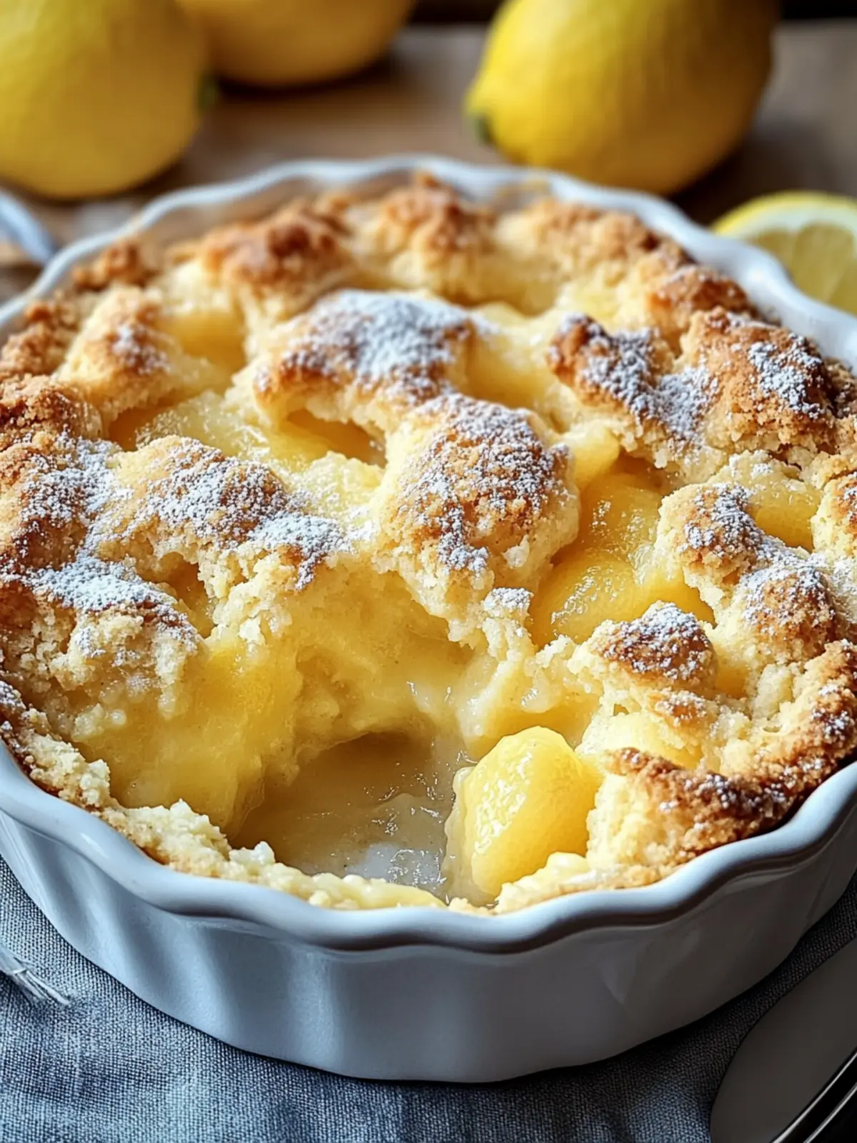Delicious Magic Lemon Cobbler for Quick Comfort Food Bliss 3 Magic Lemon Cobbler