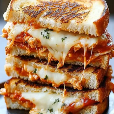 Chicken Parmesan Grilled Cheese Sandwich