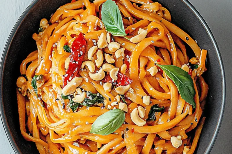 Chili Soy Noodle Stir Fry