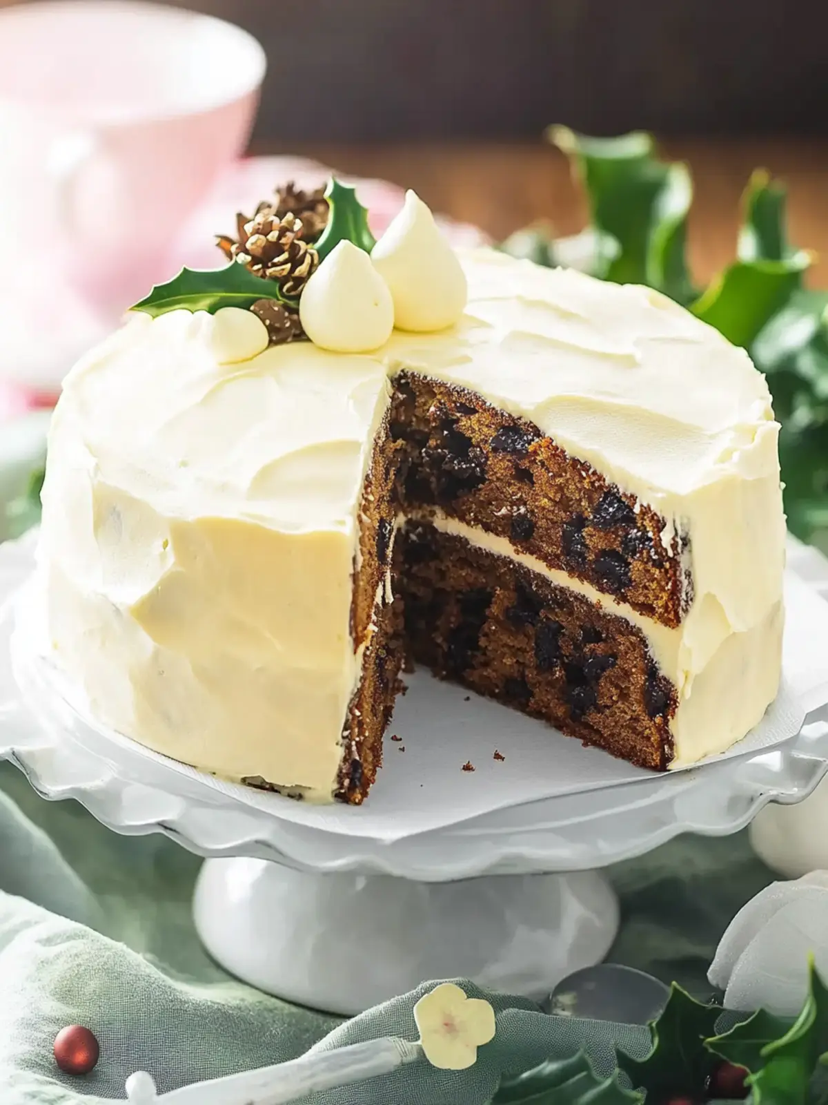 Traditional Christmas cake